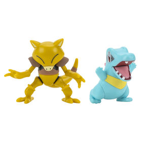 Pokémon - Battle Figure 2-Pack - Totodile & Abra
