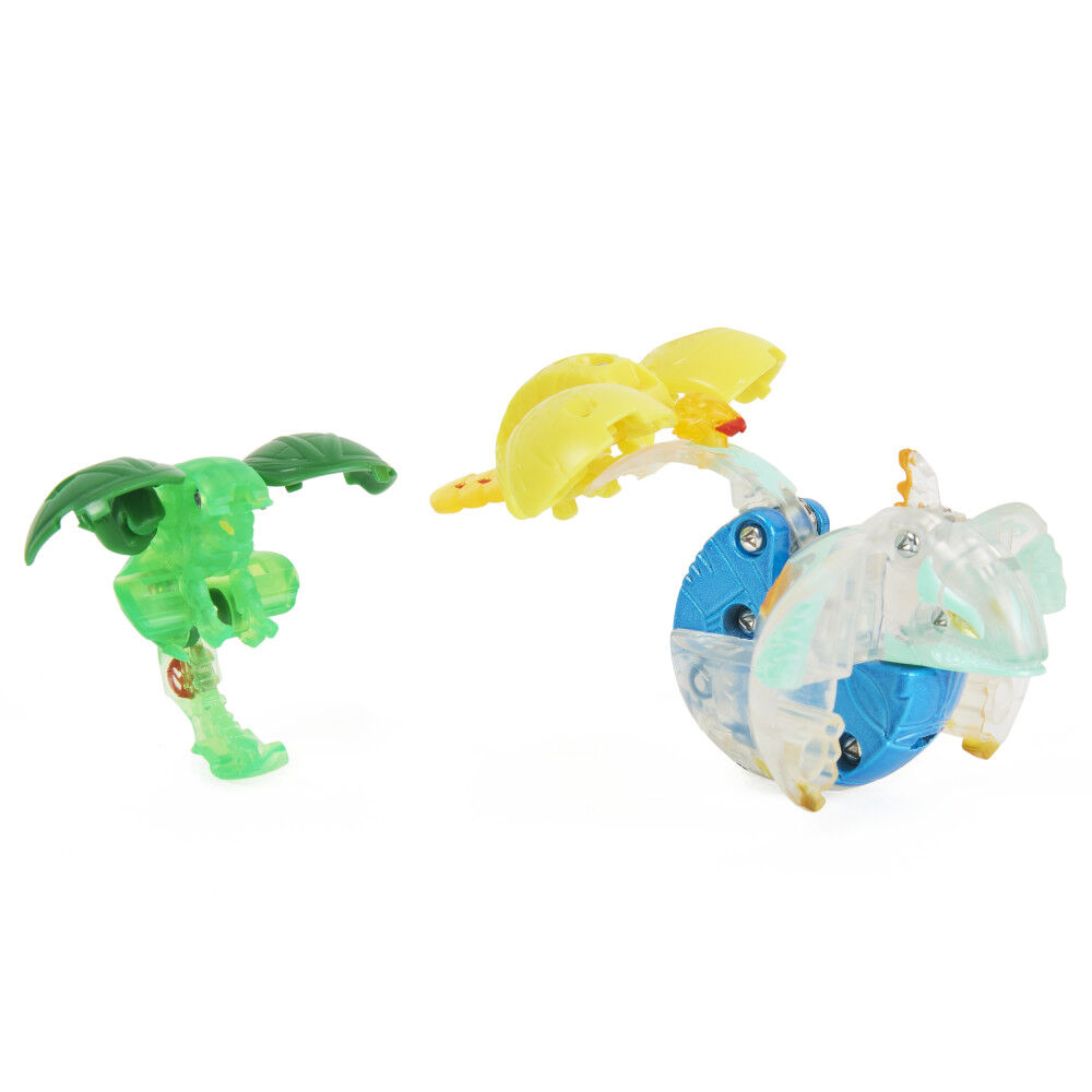 Bakugan Evolutions Warrior Whale with Nano Fury and Sledge Platinum Power Up Pack