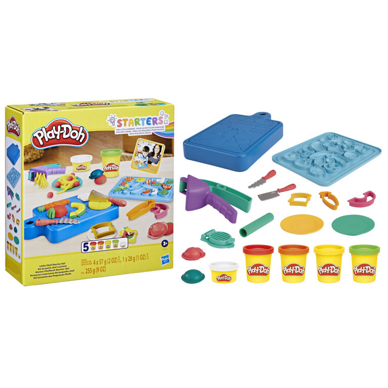 Play-Doh Kit du petit chef cuisinier, pâte à modeler, 14