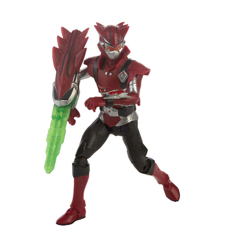 Power Rangers Beast Morphers - Figurine jouet de 15 cm Cybervillain Blaze.