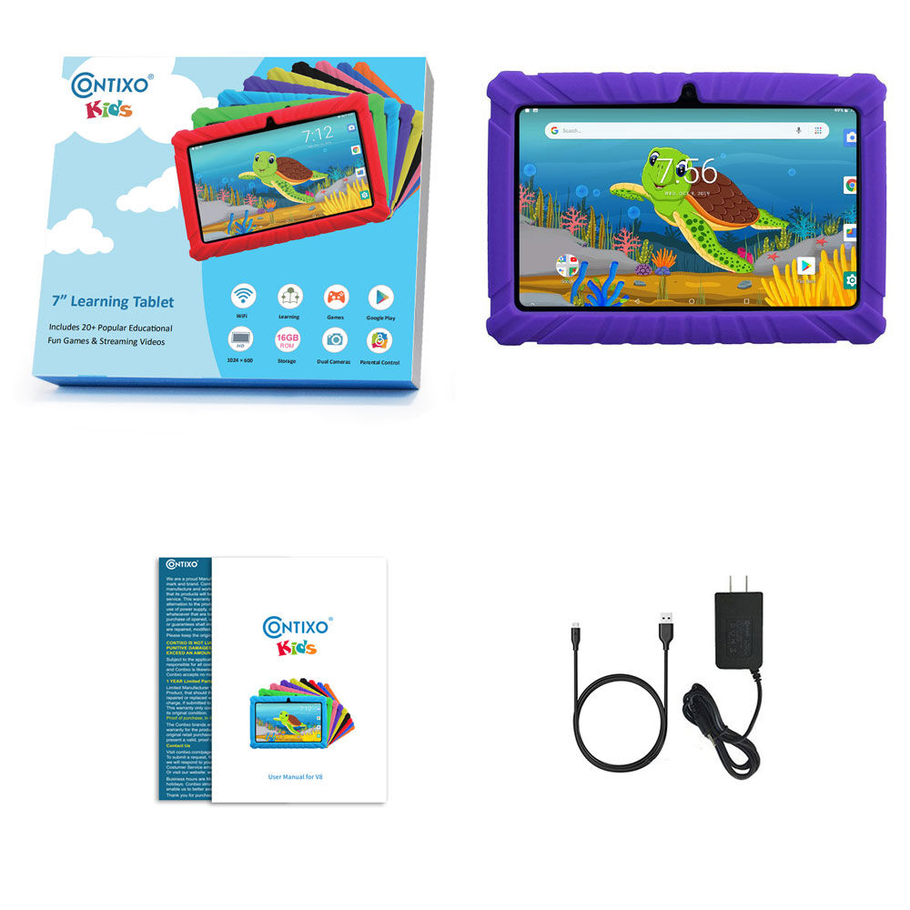 7 inch Kid s Tablet 16GB Android Purple