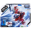 Star Wars Mission Fleet T-6 Jedi Shuttle, 2.5 Inch-Scale Ahsoka Action Figure Set