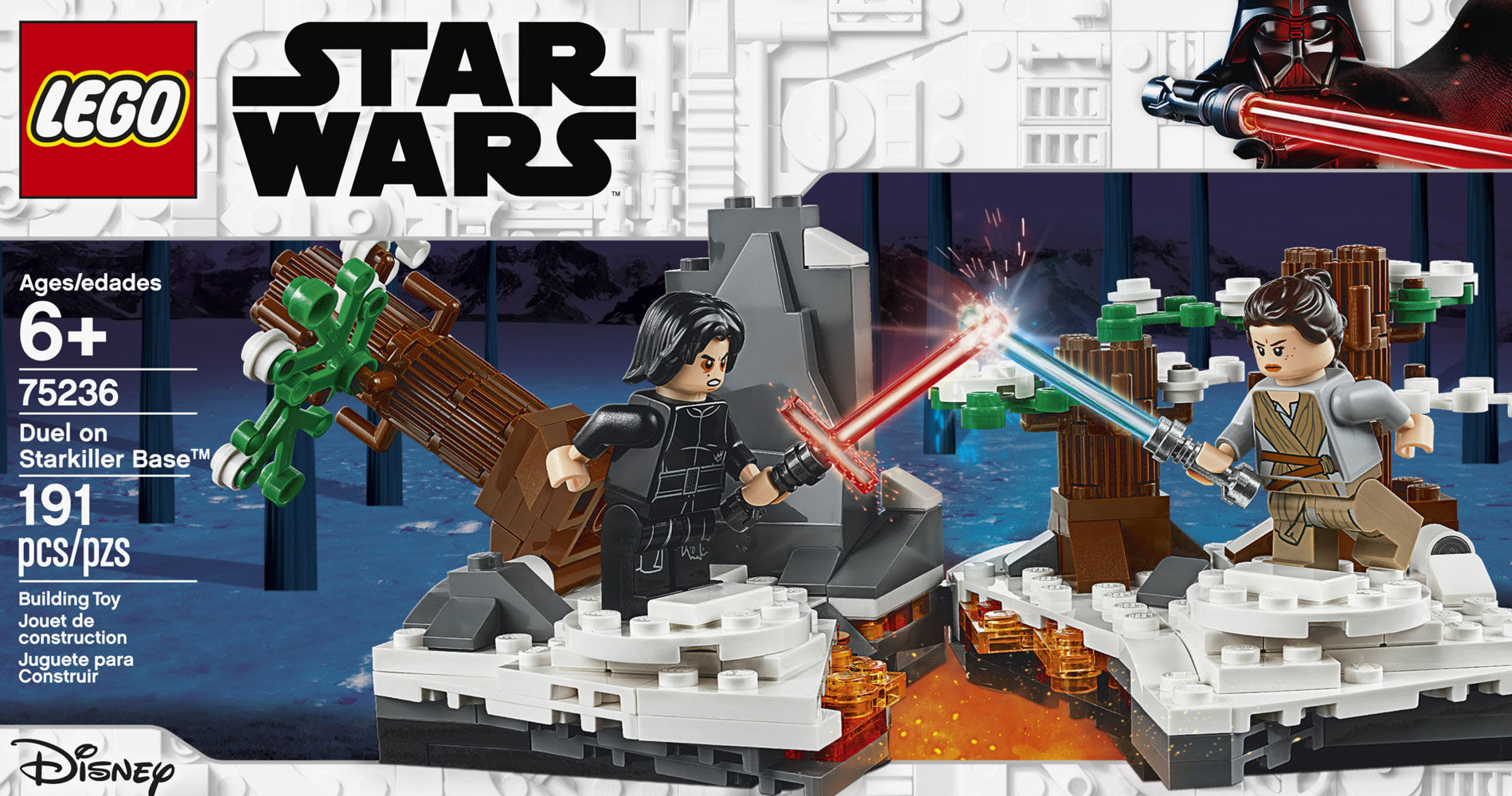 Lego star wars base starkiller top