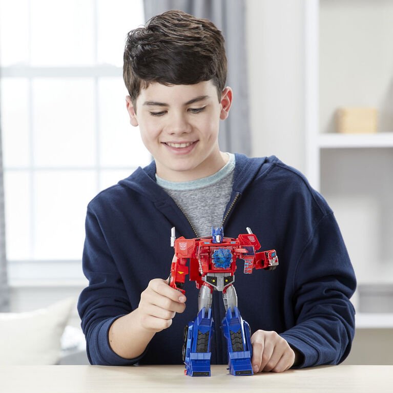 Transformers Cyberverse, figurine Action Attackers Optimus Prime de classe ultime