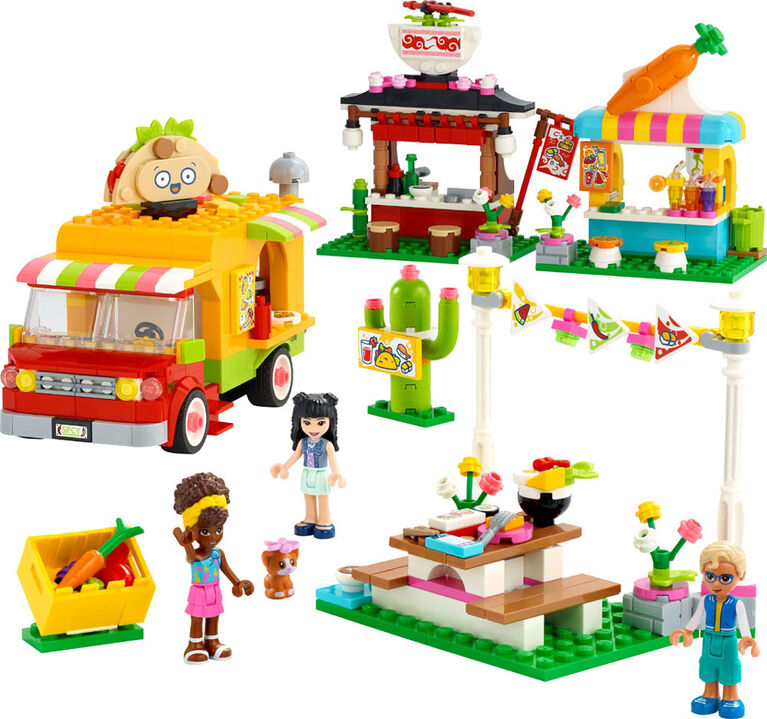 LEGO Friends Street Food Market 41701 Building Kit (592 Pieces)