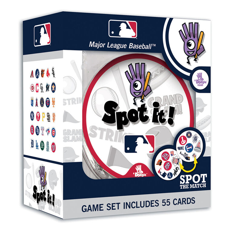 Masterpieces Puzzle Company MLB Spot it! All-League jeu de cartes - Édition anglaise