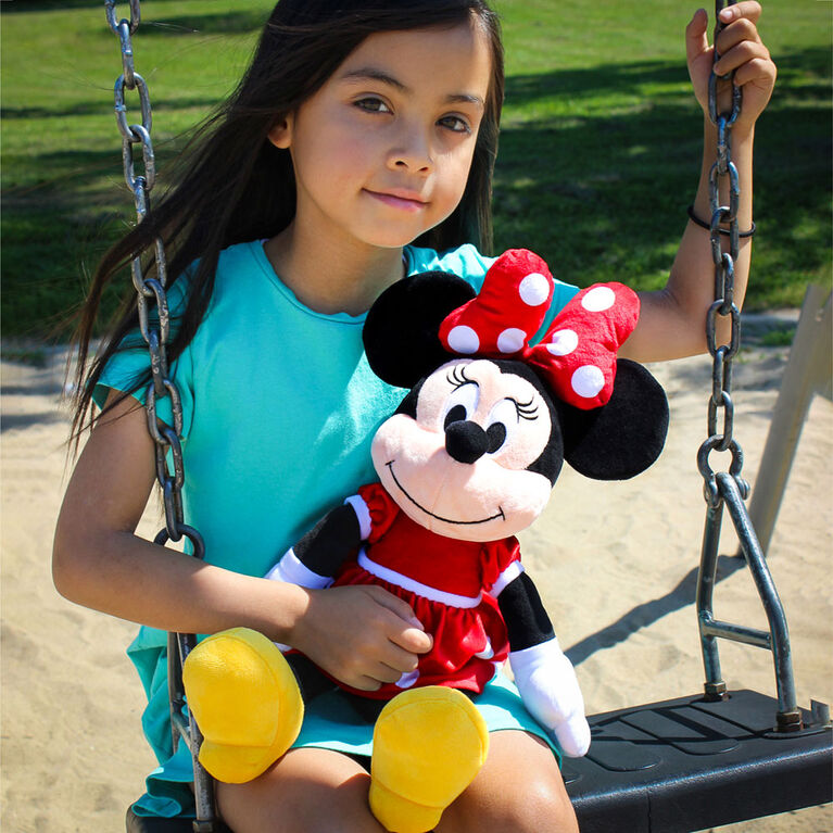 Disney - Minnie Mouse Plush - Red - Medium