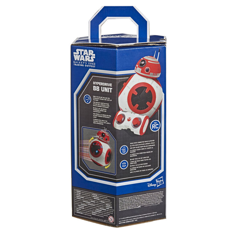 Star Wars Galaxy's Edge Hyperdrive BB Unit Remote-Controlled Interactive Droid Toy - R Exclusive