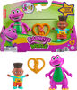 Fisher-Price Barney's World Barney's Friend David & Barney Figure Set