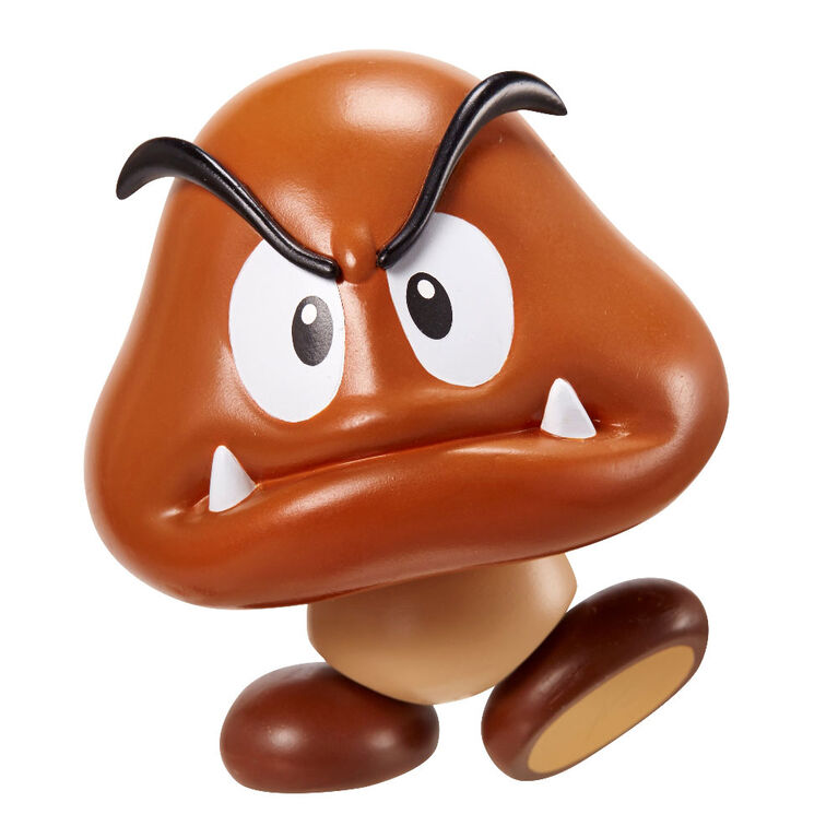 Figurines du Monde de Nintendo de 4 pouces - Goomba avec pièce de monnaie