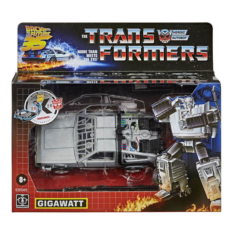 Transformers Collaborative : fusion Retour vers le futur et Gigawatt