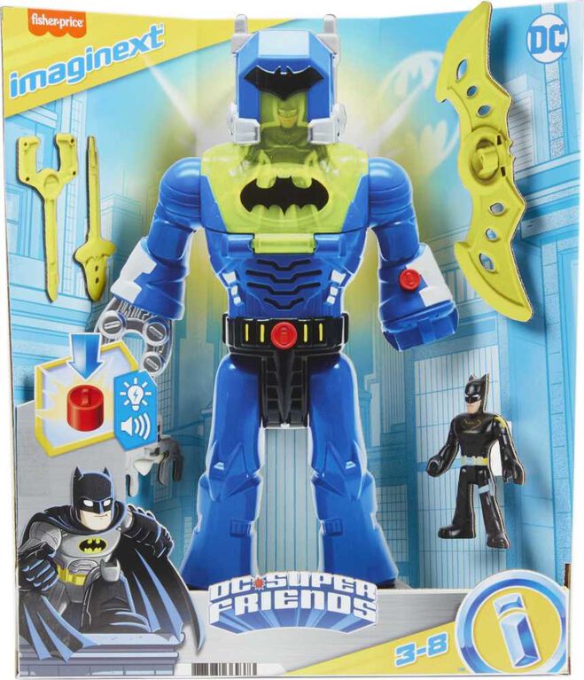 Imaginext- DC Super Friends - Planeur et Exosquelette de Batman