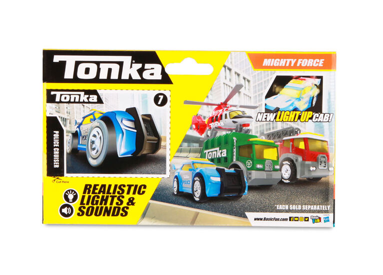 Tonka - Mighty Force Light and Sound - Police Cruiser