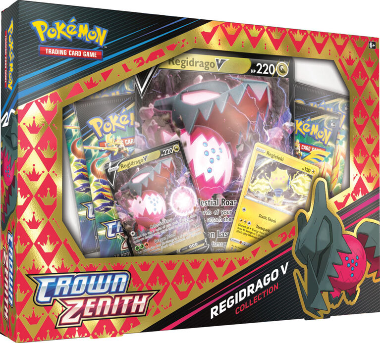 Pokemon Crown Zenith Collection - Regidrago V - English Edition