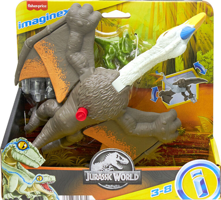 Fisher-Price Imaginext Jurassic World Dominion Quetzal Dinosaur Toy