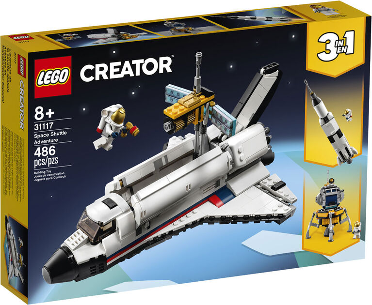 LEGO Creator L'aventure de la navette spatiale 31117 (486 pièces)