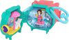​Polly Pocket Pet Connects Otter Compact Playset with Mermaid Doll, Otter Figure and Accessory, Stackable