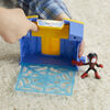 Marvel Spidey and His Amazing Friends City Blocks Miles Morales: Spider-Man City Bank, Kids Playset with Action Figure
