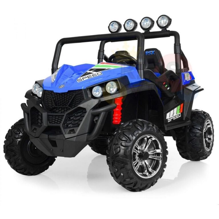 KidsVip 2x12V Enfants et Tout-Petits UTV Viper 4x4 Voiture Eléctrique avec Commande à Distance - Bleu