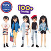 Creatable World Deluxe Character Kit Customizable Doll, Black Straight Hair