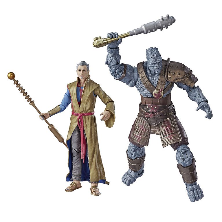 Marvel Legends Series Thor: Ragnarok - Pack de 2 figurines Grandmaster et Korg.