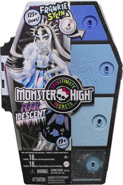 Monster High-Monstrueux Secrets Frankie Stein-Coffret poupée et casier