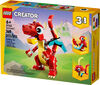 LEGO Creator 3 in 1 Red Dragon 3 in 1 Animal Toy Set 31145