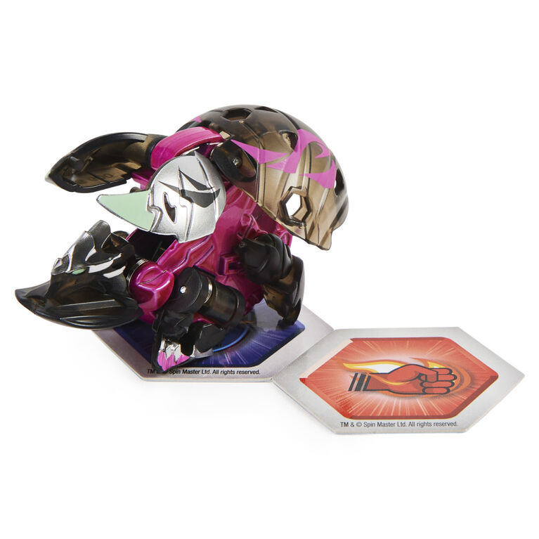 Bakugan Evolutions, Colossus (Noir), Bakugan True Metal Platinum Series, 2 BakuCores et carte Personnage