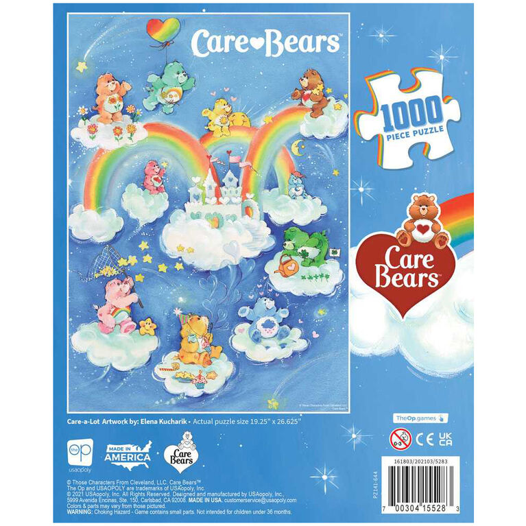 Care Bears "Care-A-Lot" 1000 Piece Puzzle - English Edition