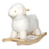 Baby GUND Lamb Rocker with Wooden Base Plush Stuffed Animal Nursery, Cream, 21.5"