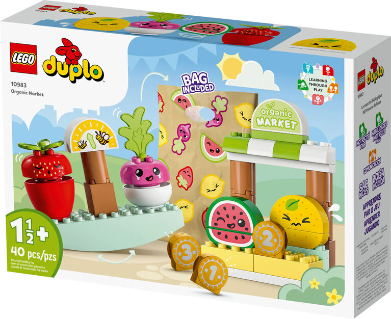 LEGO DUPLO Mon premier marché biologique 10983 Ensemble de jeu de construction (40 pièces)