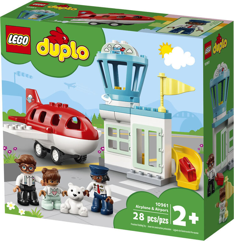 LEGO DUPLO Town L'avion et l'aéroport 10961 (28 pièces)