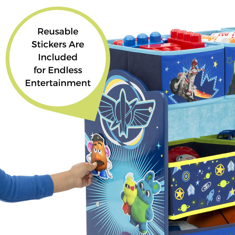 Disney Pixar Toy Story 4 Design And Store 6 Bin Toy Organizer Toys R Us Canada Disney store offers exclusive disney products, including movies, home decorative items, clothing for adults and kids, collectibles, toys, and video games. disney pixar toy story 4 design and store 6 bin toy organizer