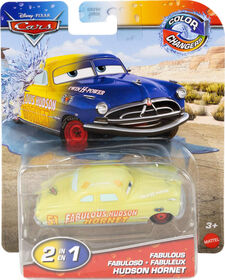 Disney and Pixar Cars Color Changers Collection Green Hudson Hornet Car
