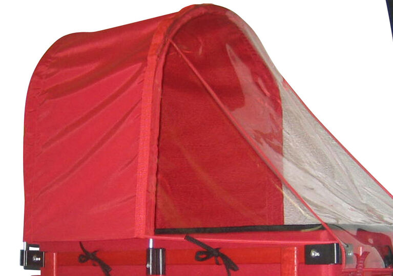 Millside Half Canopy with clear Weather shield for 20 inch x 38 inch wagon