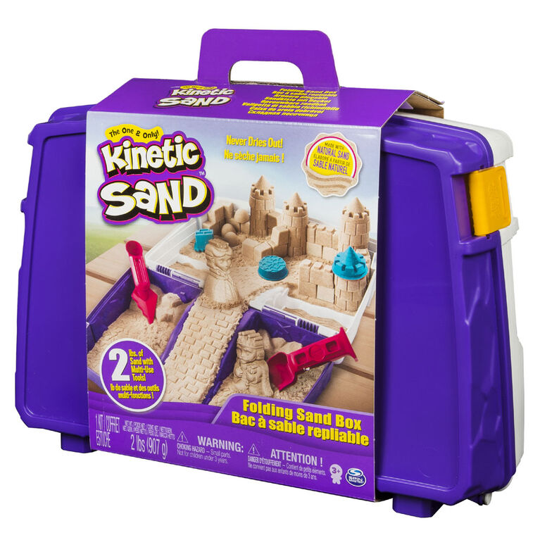 Sand, Folding Sand Box with 2lbs of Sand and Mold and