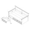 South Shore, Daybed with Storage - Pure White