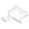 Meubles South Shore, Daybed with Storage - Pure White