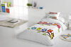 Gouchee Design - Ens Housse De Couette Impression Numérique Simple - Hiboux Sur Branche (Buhos)