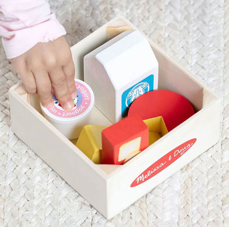 Melissa and Doug - Wooden Food Groups PlaySet- Dairy