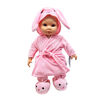 Bathrobe and Slipper Set for 36cm Doll