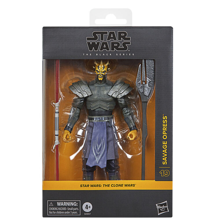 Star Wars The Black Series Savage Opress, Star Wars: The Clone Wars Deluxe Collectible 6 Inch Action Figure