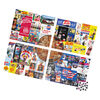 Pepsi, Coffret de 4 puzzles, 500 pièces qui se combinent pour former un méga puzzle sur le thème du célèbre soda
