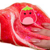 Original Squishmallows Scarlet the Strawberry Premium Cloud Slime, Strawberry Scented