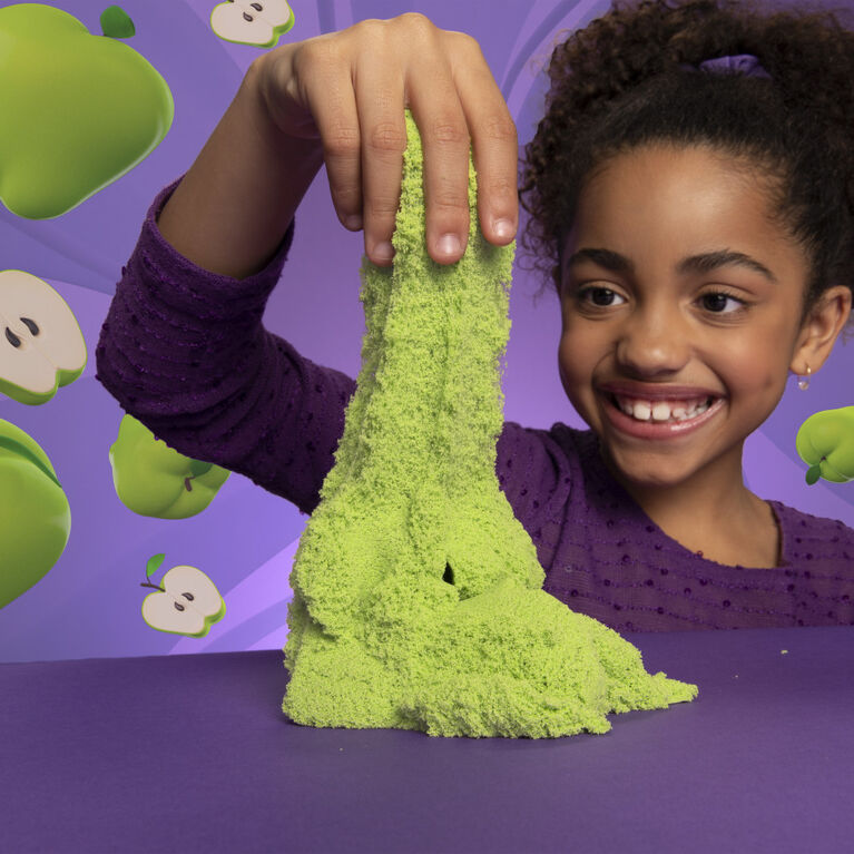 Kinetic Sand Scents, 8oz Sour Apple Green Scented Kinetic Sand