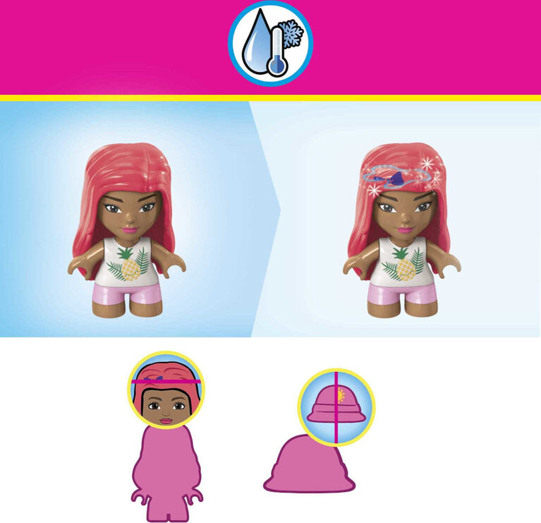 MEGA - Barbie - Color Reveal - Journée à la plage