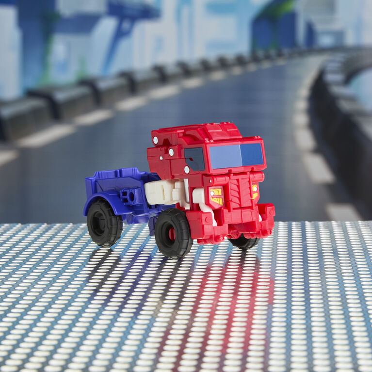 Transformers CYBERWORLD Cyber Changers Optimus Prime Action Figure