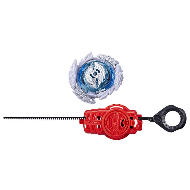 Beyblade Burst QuadDrive, Starter Pack avec toupie Guilty Lúinor L7 type attaque/défense et lanceur