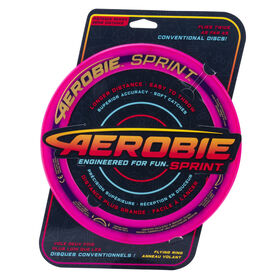 Aerobie Sprint Ring Outdoor Flying Disc - 10 Inches - Magenta