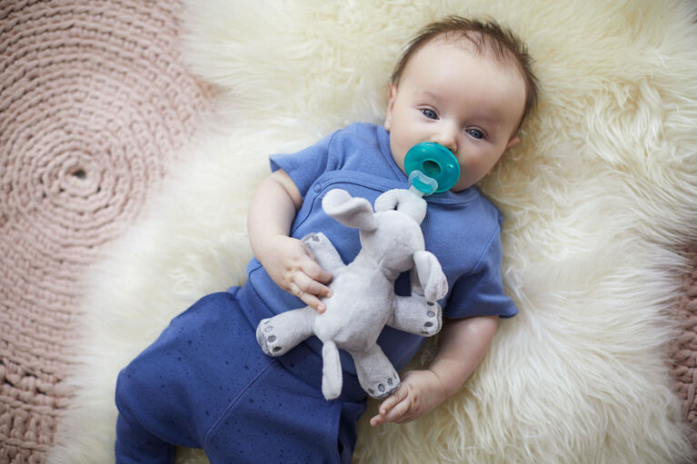 Peluche câlin pour suce Soothie Philips Avent, 0 mois+, singe.